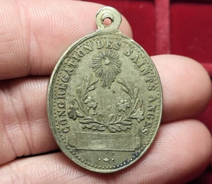#71-120 ~ Médaille Congrégation des Saint Anges - 10g - Picture 1 of 2
