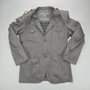 Abercrombie & Fitch Mt. Washington Blazer Jacket Military Style Womens - Picture 1 of 8