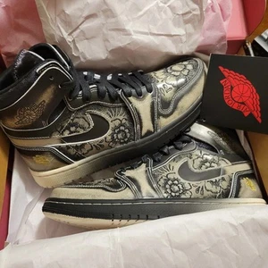 Nike AIR Jordan 1 High Zoom CMFT 2 - Size 8 Mens - Dia De Los Muertos - Picture 1 of 19