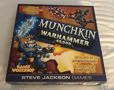 Munchkin Warhammer 40.000 Juego de Mesa Completo Steve Jackson Games Workshop Foto 1 de 4