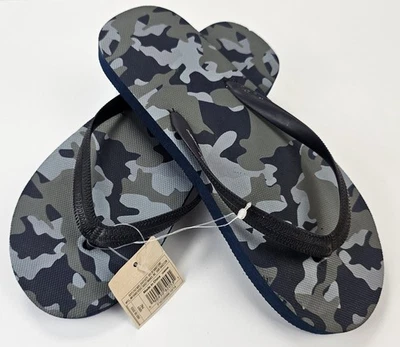 Шлепанцы для мальчиков Paz камуфляжные синие размер L 4/5 мишень RN#17730 - Изображение 1 из 4