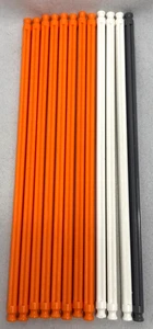 12 K’NEX Mix Colors 7-1/2" Track Rods Coaster Classic Standard K'nex Lot - Picture 1 of 3