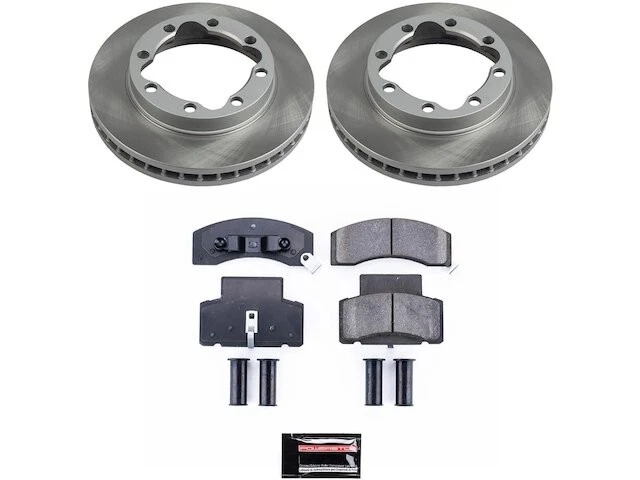 Kit de pastillas de freno delanteras y rotor para Chevy K3500 1990-2000 1991 1992 1993 WF278CM Foto 1 de 1