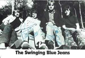 The swinging blue jeans hand signed photo - Picture 1 of 2