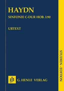 Study Score for Haydn Symphony C Major Hob I 90 Orchestra Henle Urtext 7x10 Book - Picture 1 of 1