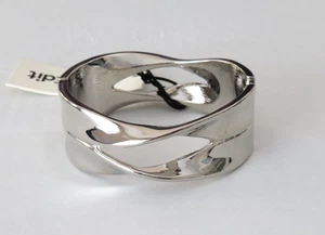 NORDSTROM OPEN EDIT SILBER SCHARNIER MANSCHETTE - Bild 1 von 3