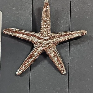 Starfish Silver Tone Lapel Hat Tie Pin - Picture 1 of 5