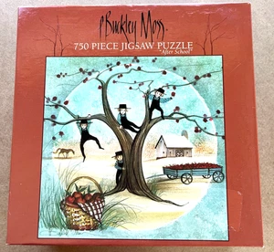 Rompecabezas P. Buckley Moss 750 piezas DESPUÉS DE LA ESCUELA - NUEVO Y SELLADO 2003 - Imagen 1 de 3