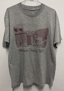 Harpers Ferry West Virginia WV T-Shirt grau Baumwollmischung Herren Large Slim Homes - Bild 1 von 9