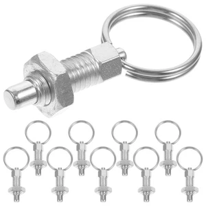  10 Pcs Greenhouse Accessories Steel Pipe Clamps Pull Springs Bolts - Picture 1 of 12