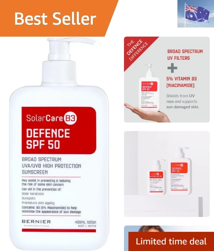 Luxury Defence SPF 50 Sunscreen - Hydrating Broad Spectrum Sun Protection 400ml - image 1 of 4