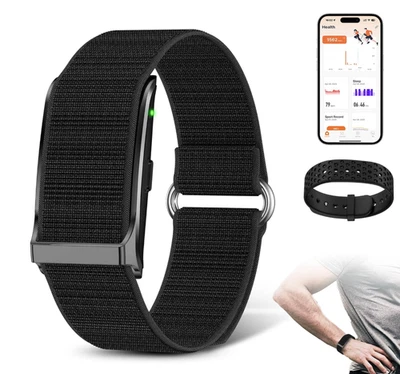 Pulsera de salud inteligente, rastreador de actividad y estado físico portátil, 120+ modos deportivos Foto 1 de 4