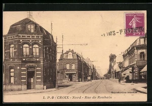 CPA Croix, Nord, Rue de Roubaix - Picture 1 of 2