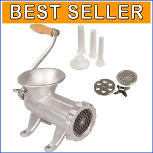 Durable Cast Iron Meat Grinder with 3/4" Disks - Easy to Use Kitchen Essential - Picture 1 of 11