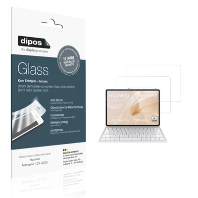 2x Screen Protector for Huawei Matepad 12X 2025 Flexible Glass 9H dipos - Image 1 of 4
