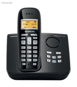 Gigaset - AC265 - Cordless Phone with Answering Machine - Black - New - Zdjęcie 1 z 4