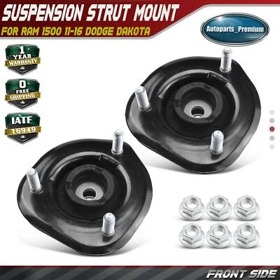 2x Soporte de puntal de suspensión delantera izquierda y derecha para Ram 1500 11-16 Dodge Dakota 4x4 Foto 1 de 4