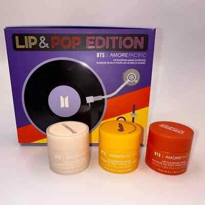 Máscara para dormir labial Laneige bálsamo BTS edición Lip & Pop 8 g / 0,27 oz mantequilla melocotón + Foto 1 de 4