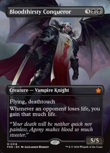 Bloodthirsty Conqueror Borderless M Regular #318 | FDN Foundations | MTG - Picture 1 of 1