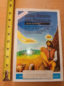 SEALED / NEU / SANTA PARAVIA AND FIUMACCIO ATARI ST VINTAGE VIDEO GAME BOX - Bild 1 von 4