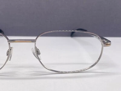 Longines Eyeglasses Frames Men Silver Square Large L Titan 4315 Full Rim Germany - Image 1 of 4