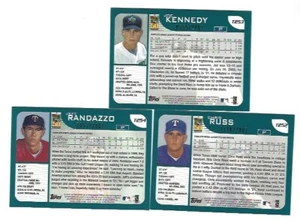 2001 TOPPS TRADED "Gold" Cards: T176 - T265 Pr: XXXX/2001 U PICK - Picture 1 of 191