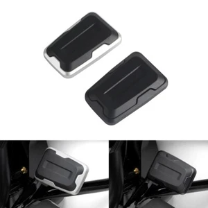 Pair Brake Pedal Pad Foot Pegs For Harley Touring Street Glide FLHX 09-up FLHXSE - Picture 1 of 12