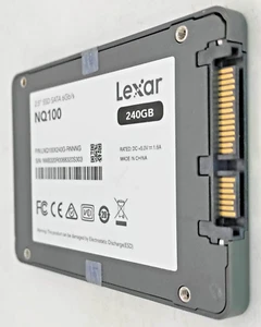 240GB LEXAR LNQ100X240G-RNNNG NQ100 7mm 2.5" SATA SSD Solid State Drive - Afbeelding 1 van 2
