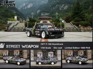 Street Weapon 1:64 Model Car Ford 1977 F-150 Hoonitruck Alloy PickUp Limited - Picture 1 of 13