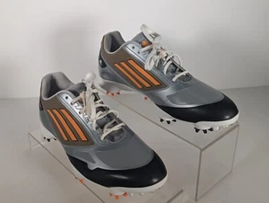 2013 Adidas Adizero One Men's Golf Shoes Grey/ Orange / Black US 9 - Picture 1 of 9