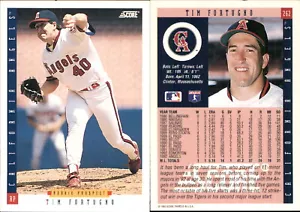 Tim Fortugno 1993 Score #262 RC Card *AutographDen* California Angels - Picture 1 of 1