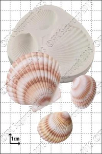 Silicone mould Large Shells | Food Use FPC Sugarcraft FREE UK shipping! - Picture 1 of 1