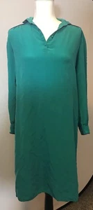 Vintage 70s Dianne Von Furstenberg 100% Silk Tunic Dress XL Retro Fashion - Picture 1 of 9