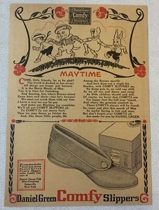 1922 DANIEL GREEN COMFY SLIPPERS ad ~ Maytime - Picture 1 of 1