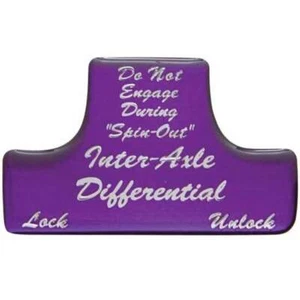 UP 21010-1  -  Purple Axle Differential Switch Guard Sticker Fits Freightliner - Picture 1 of 1