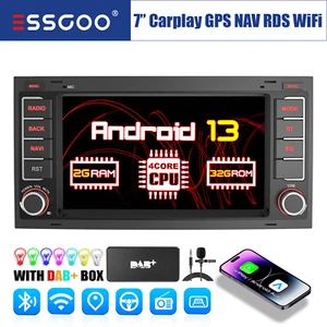 DAB+ Autoradio Android 13 2+32G Carplay GPS für 04-11 VW Touareg T5 Transporter - Bild 1 von 15