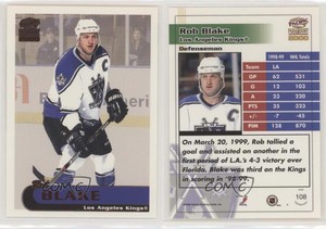 1999-00 Pacific Paramount Red Rob Blake #108 HOF