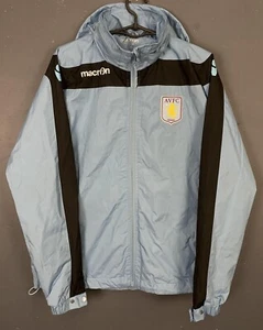MEN'S FC ASTON VILLA 2012/2013 RAIN JACKET TRAINING SOCCER FOOTBALL SIZE S SMALL - Picture 1 of 9