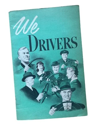 1949 GM We Drivers livreto treinamento de motoristas segurança General Motors livro 8ª impressão - Imagem 1 de 4