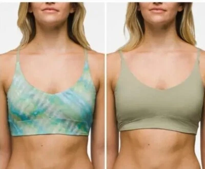 Prana Women's XS Willow Falls Reversible Swim Top Mirage Green Blue NWT 9708 - Image 1 of 4