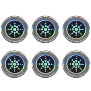 6Pcs Quantum Anti Radiation Shield EMF Protection Sticker- Phones Laptops - Picture 1 of 17