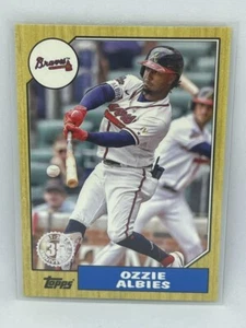 Ozzie Albies 1987 Retro 2022 Topps Update Series # 87TBU-31 - Bild 1 von 2