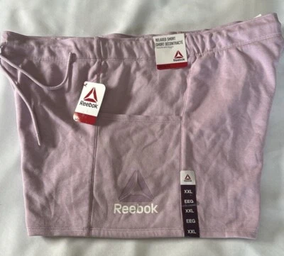 Reebok Shorts Womens XXL Purple French Terry - Image 1 of 4