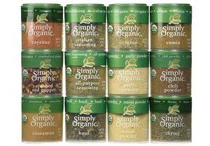 Simply Organic Starter Gewürz Geschenkset 12 beliebteste Gewürze - Bild 1 von 4