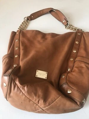 MICHAEL KORS SOFT TAN LEATHER SHOULDER BAG HAND BAG - Image 1 of 4