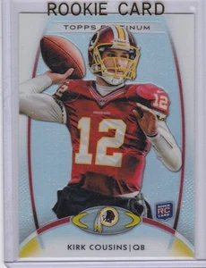 KIRK COUSINS ROOKIE CARD Topps Platinum 2012 RC Washington Redskins Football LE - Bild 1 von 2