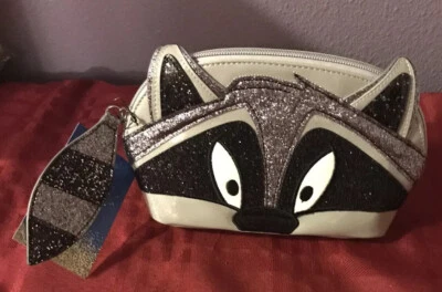 Bolso de Maquillaje Cosmético Disney Danielle Nicole Meeko Nuevo RARO Foto 1 de 4