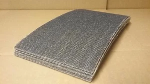 P80 Abrasive Mesh Strips Pack (10) 115 x 230mm Hook & Loop Net Sandpaper - Picture 1 of 4