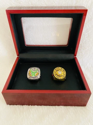 2 PCS Milwaukee Bucks Ring Championship Ring Set W Box, 🇺🇸 SHIP 1971/2021 Cover