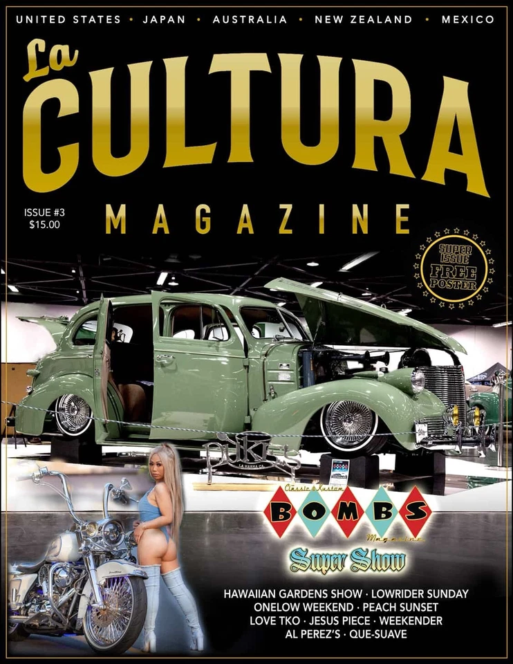 La Cultura Magazine Issue #3 Brand New Lowrider Cars & Classic & Kustom Bombs Foto 1 de 1